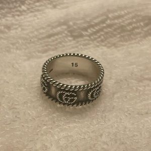 GG double G Gucci Ring Size 15 (US Size 7)